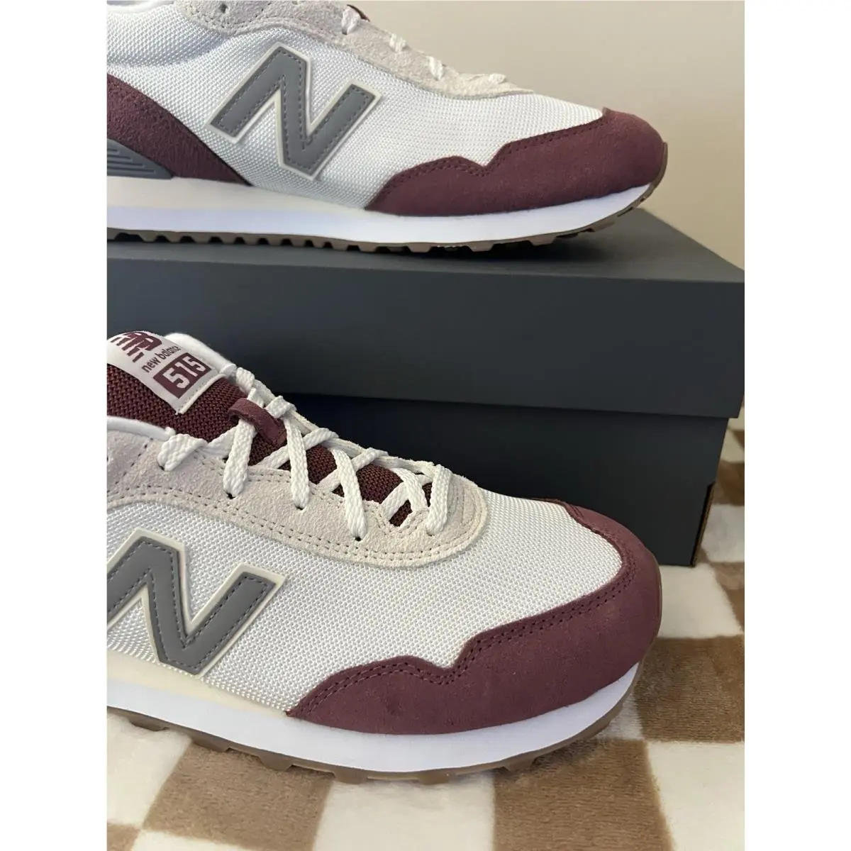 New Balance shoes - New Balance 515 v3 - ML515TWT - White/Washed Burgundy 3