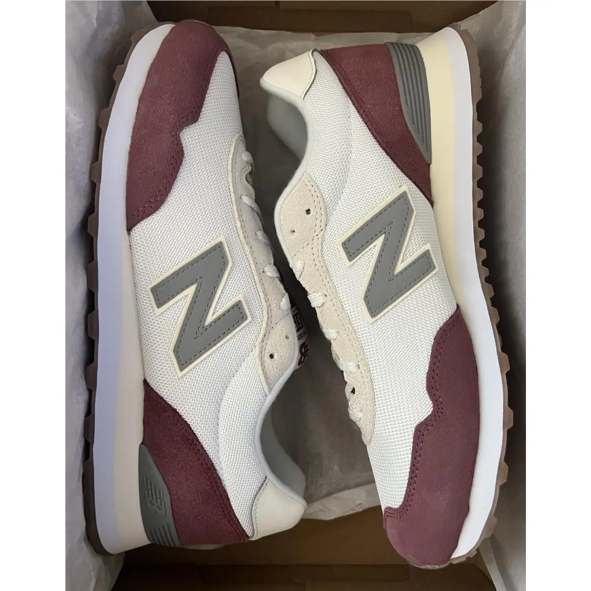 New Balance shoes - New Balance 515 v3 - ML515TWT - White/Washed Burgundy 12