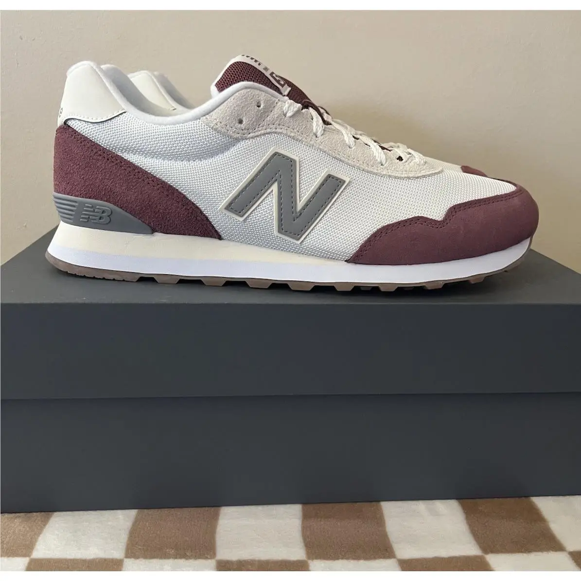 New Balance shoes - New Balance 515 v3 - ML515TWT - White/Washed Burgundy 0