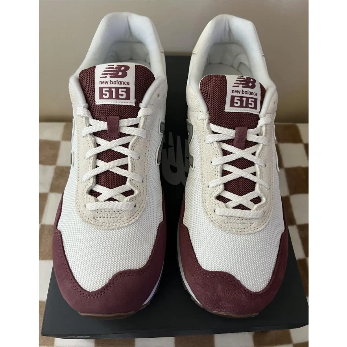 New Balance shoes - New Balance 515 v3 - ML515TWT - White/Washed Burgundy 7