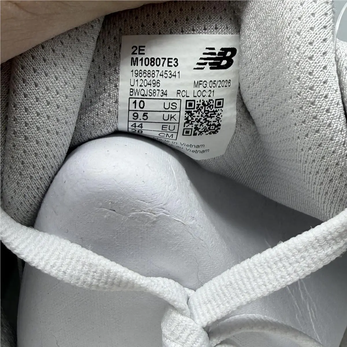 New Balance shoes - New Balance 1080 - M10807E3 - White (UPC: 0198688745341) 11