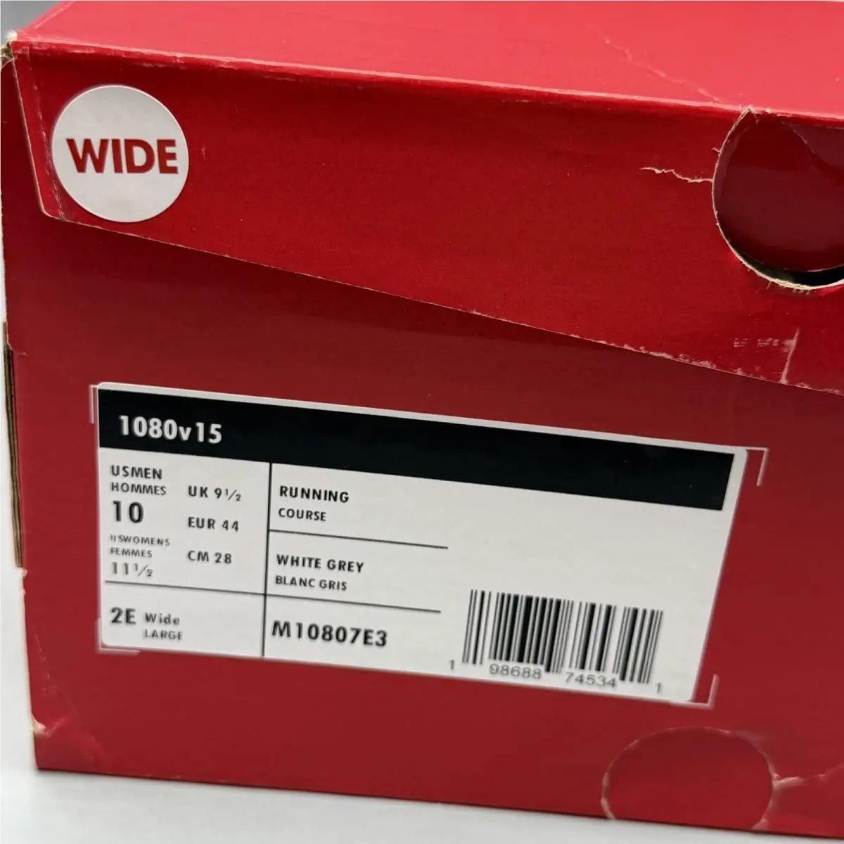 New Balance shoes - New Balance 1080 - M10807E3 - White (UPC: 0198688745341) 13