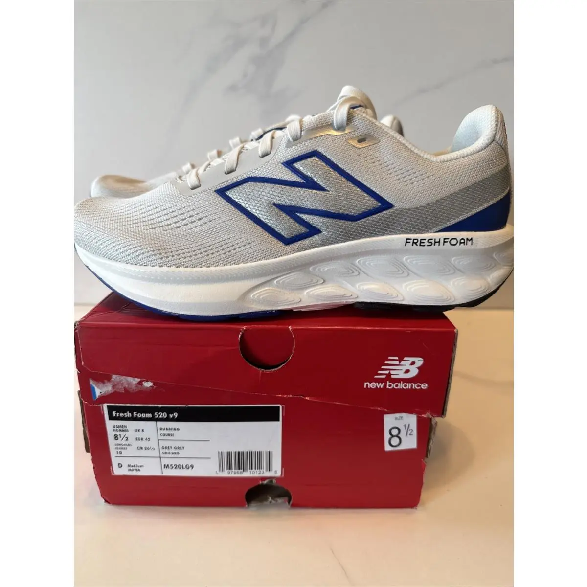 New Balance shoes - New Balance 520 - M520LG9 - Gray (UPC: 0197968101235) 6