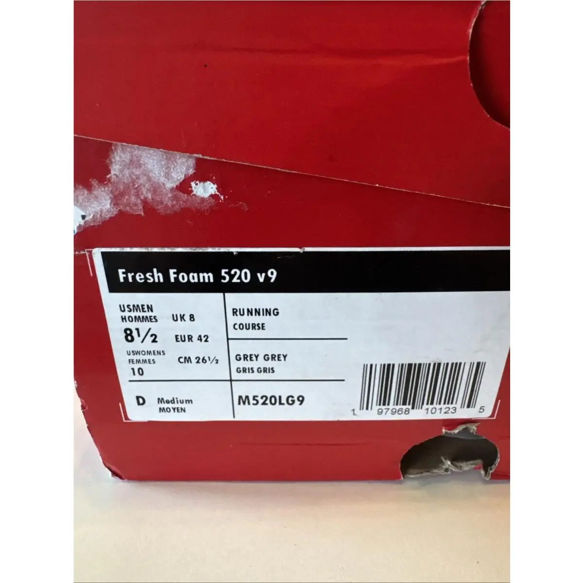 New Balance shoes - New Balance 520 - M520LG9 - Gray (UPC: 0197968101235) 7
