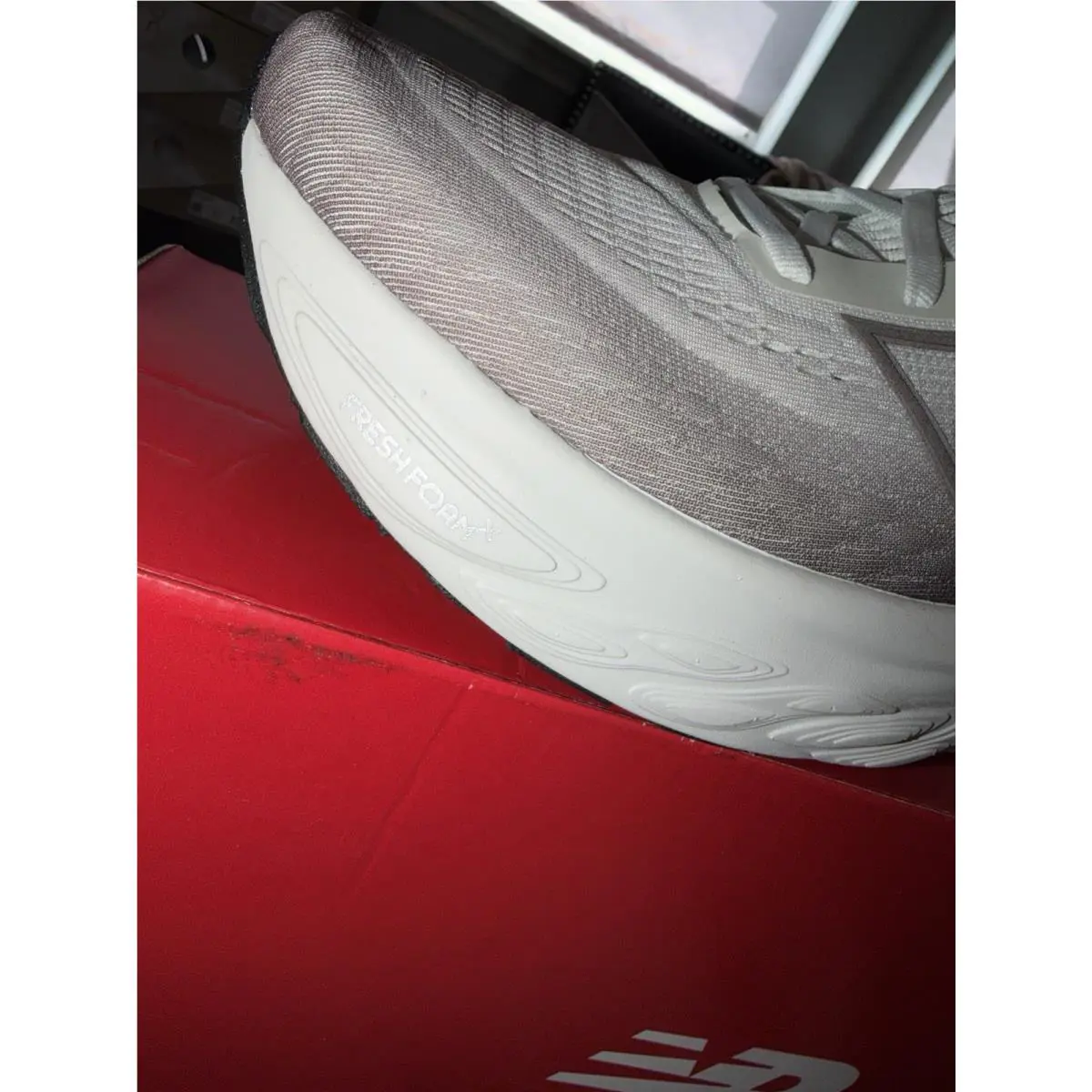 New Balance shoes - New Balance 1080V14 - M108014F - White Brown Gray (UPC: 198686691541) 7