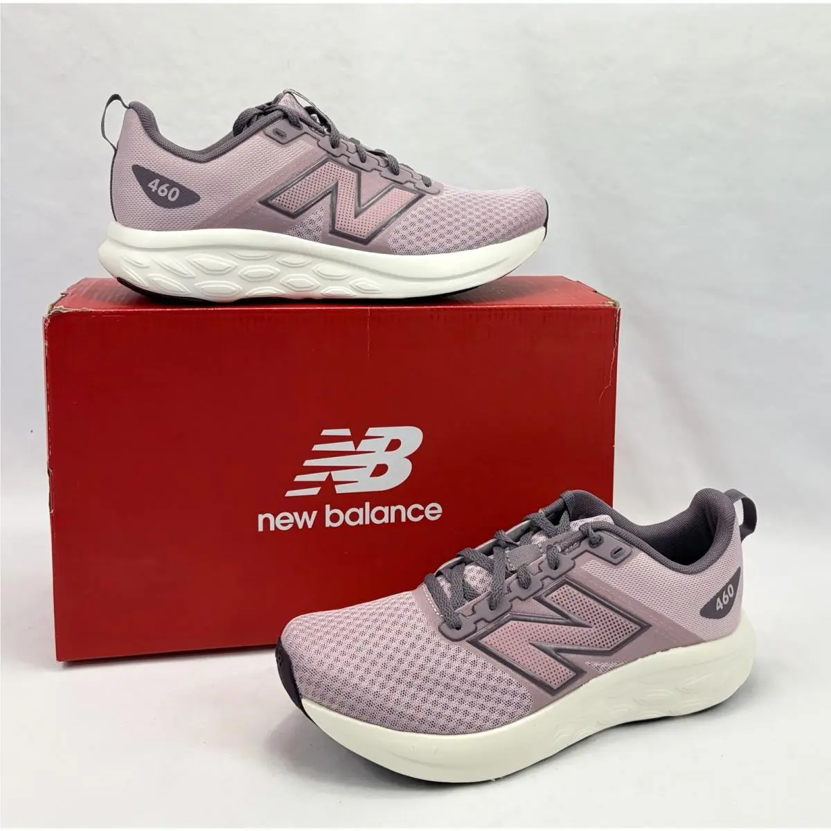New Balance 460 V4 Lightweight Running Sneaker Shoes Pink Purple Women`s 10