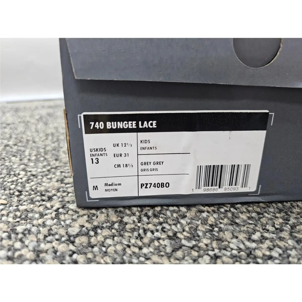 New Balance shoes - 740 Bungee Lace - Bungee Lace - PZ740BO - Grey (UPC: 198686850931) 3