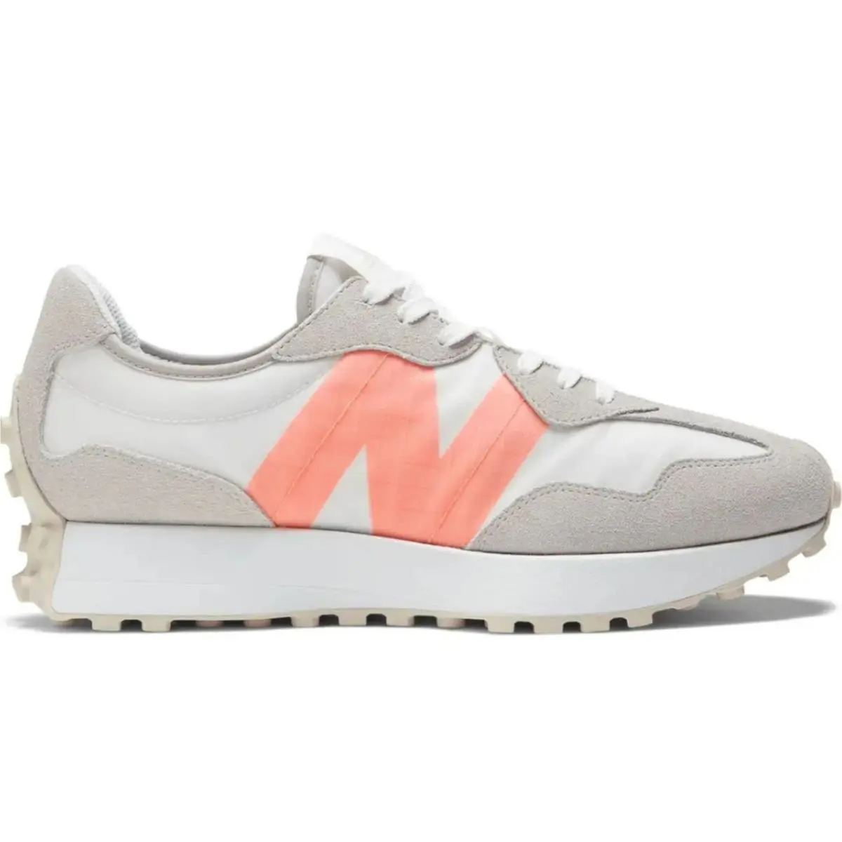 New Balance shoes - New Balance 327 - MS327SS - White, Manufacturer: Rain Cloud/Vibrant Orange 4