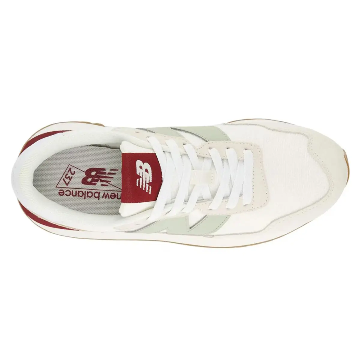 New Balance shoes - New Balance 237 - WS237GM - White/Green (UPC: 198686439600) 3