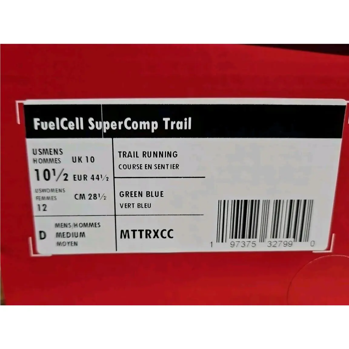 New Balance shoes - New Balance FuelCell SuperComp Trail - MTTRXCC - Green (UPC: 197375327990) 12