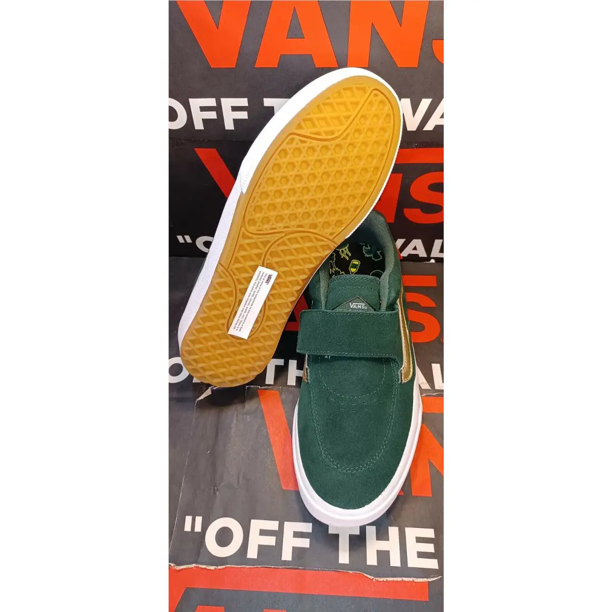 Vans shoes - Kyle Walker Pro - Kyle Walker Pro - VN0A4UW30WC - Green, Gold, Manufacturer: Forest/Gold 6