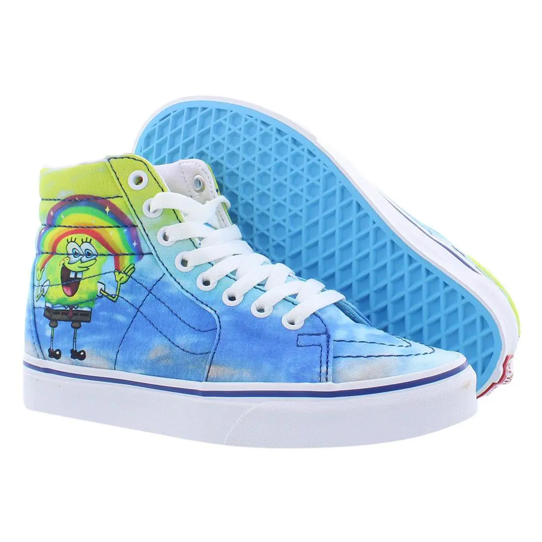 Vans shoes - Blue/Yellow, Main: Blue 3