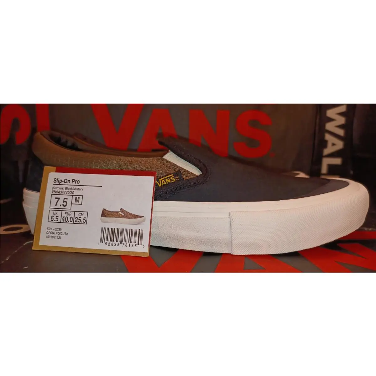 Vans shoes - Vans Pro - Pro - VN0A347V0QG - Black Military White 0