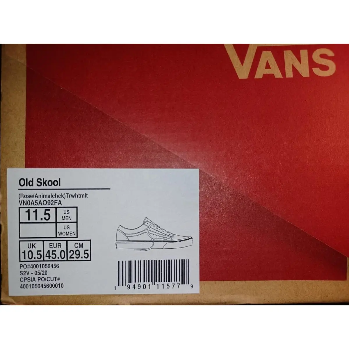 Vans shoes - VANS Off The Wall - Off The Wall - VN0A5AO92FA - Multicolor 0