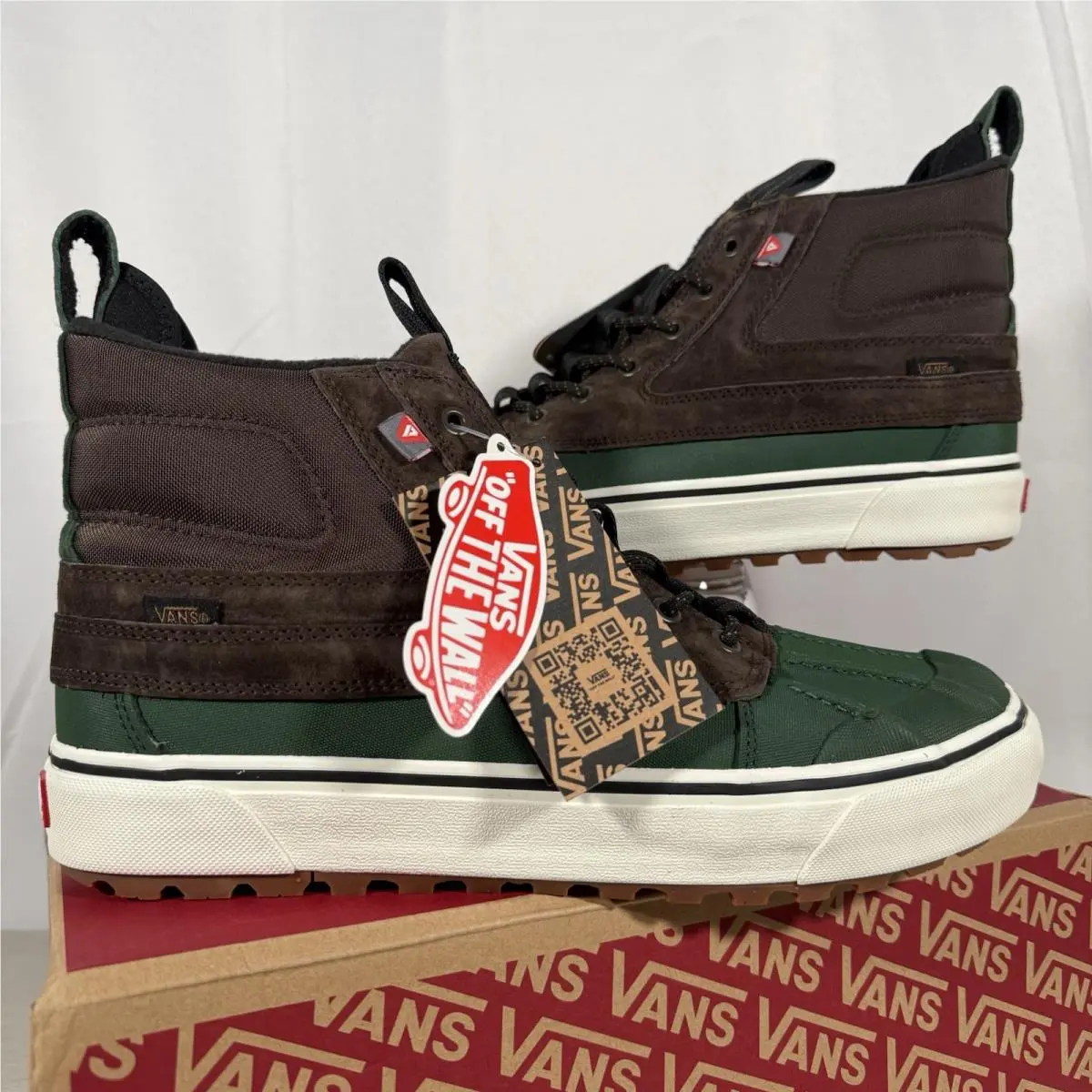 Vans Sk8-Hi Del Pato Mte Primaloft Shoes Color Brown/green Pick Your Size