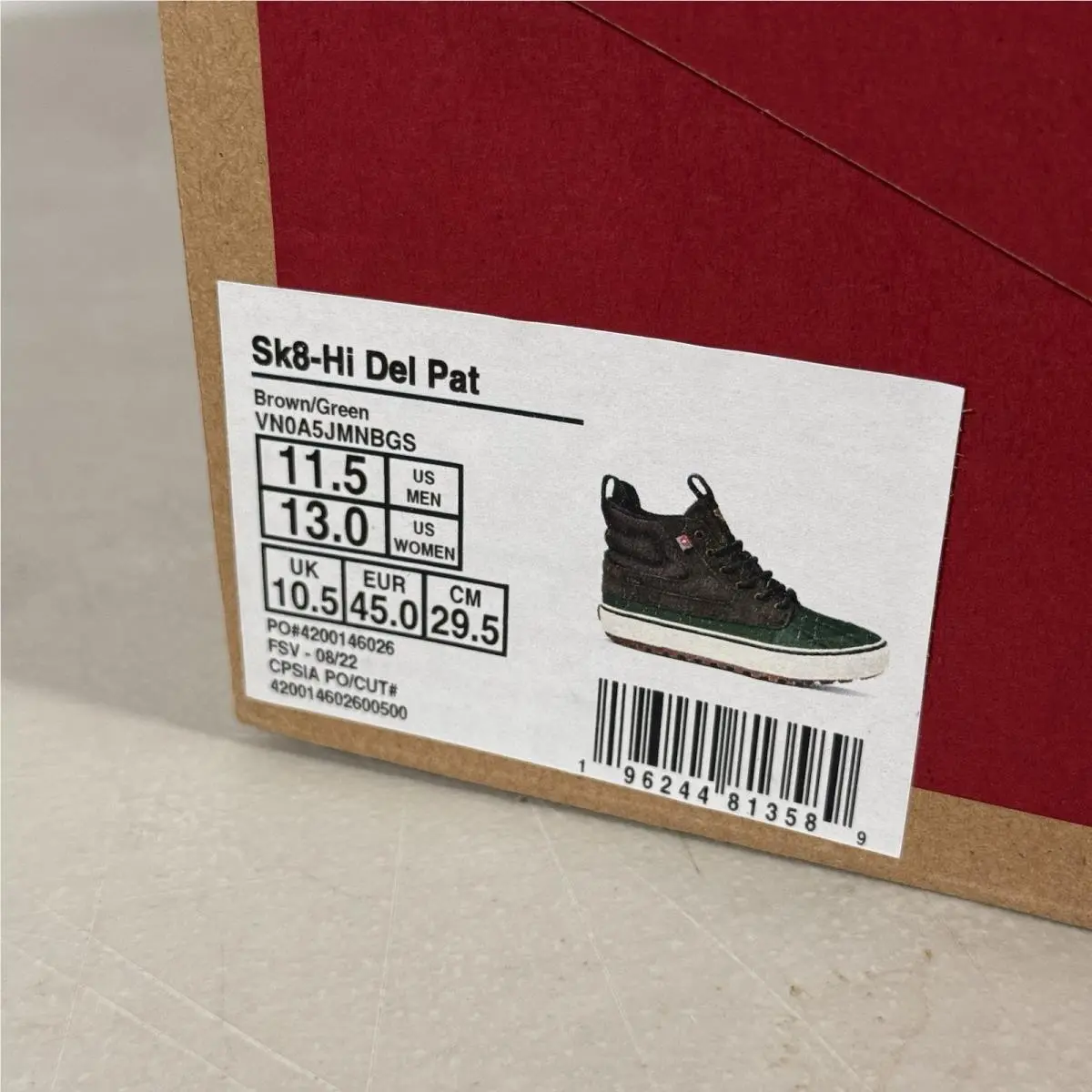 Vans shoes - VANS MTE - MTE - VN0A5JMNBGS - Brown 39