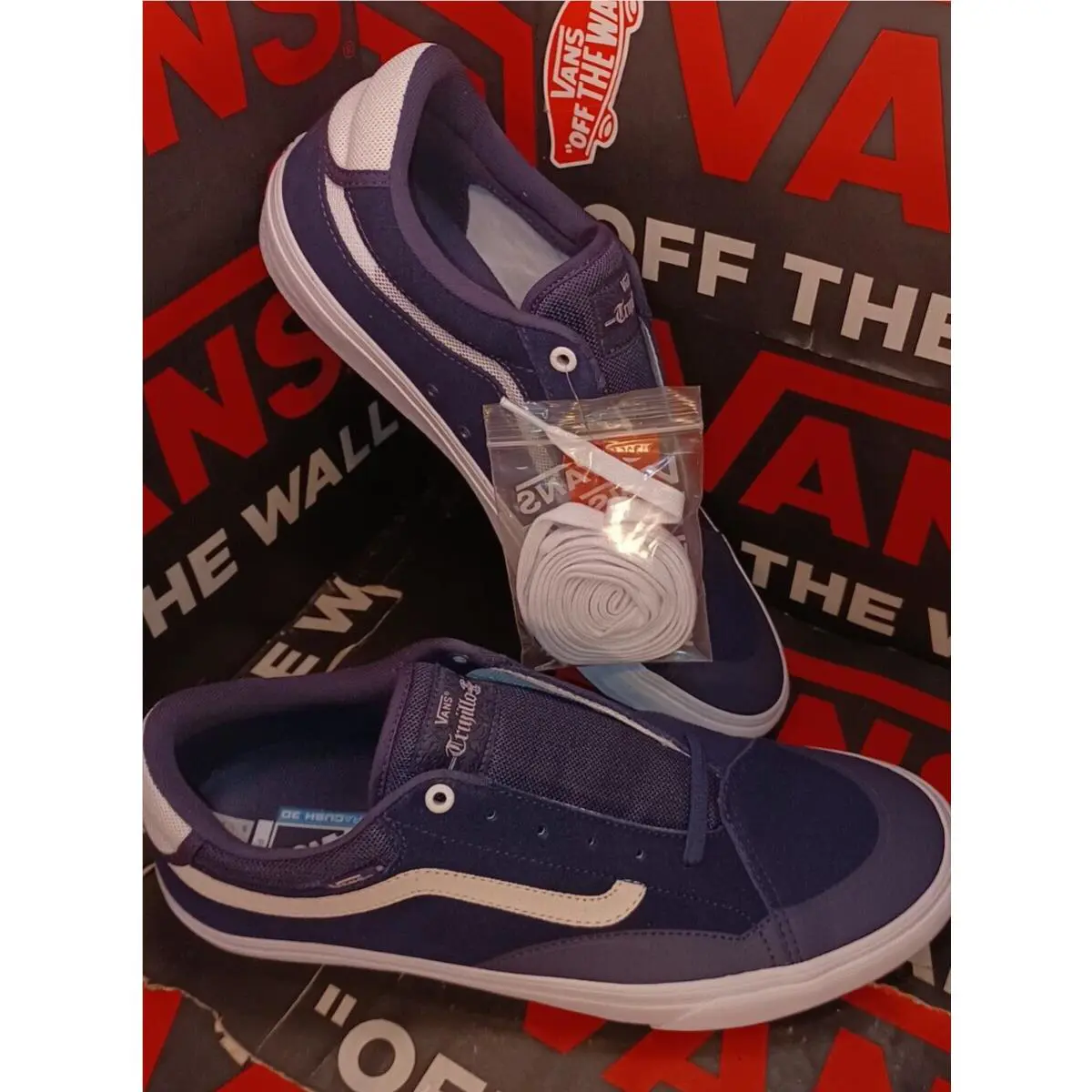 Vans shoes - Vans TNT Advanced Prototype - TNT Advanced Prototype - VN0A3TJXJDU - Parisian Night - Navy Blue / White 6