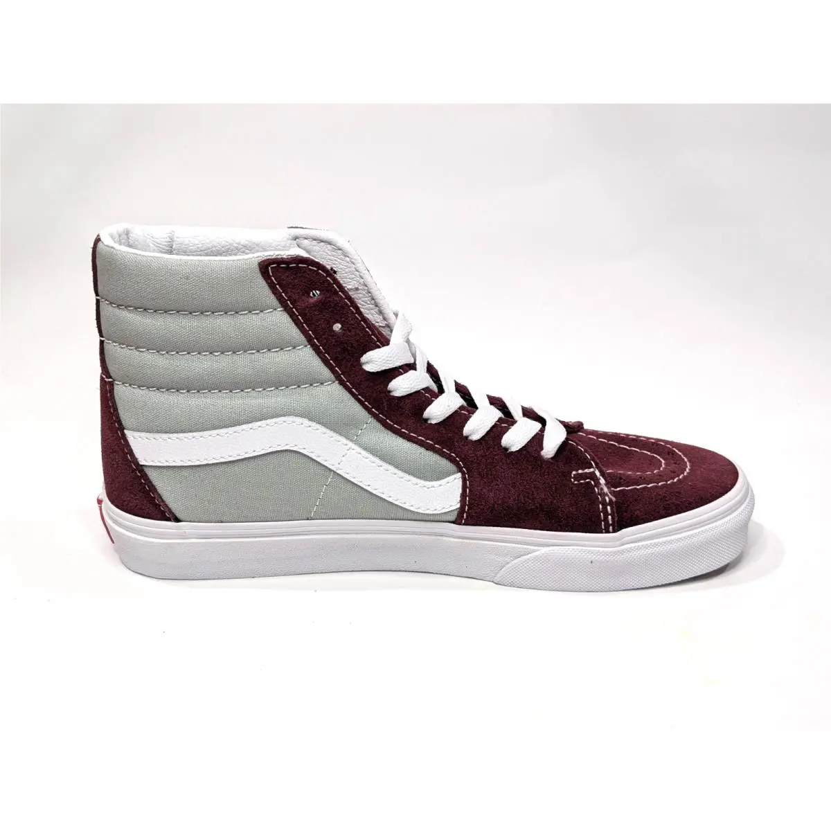 Vans shoes - Vans Sk8-Hi - VN0A32QG4PR - Burgundy/Grey 5