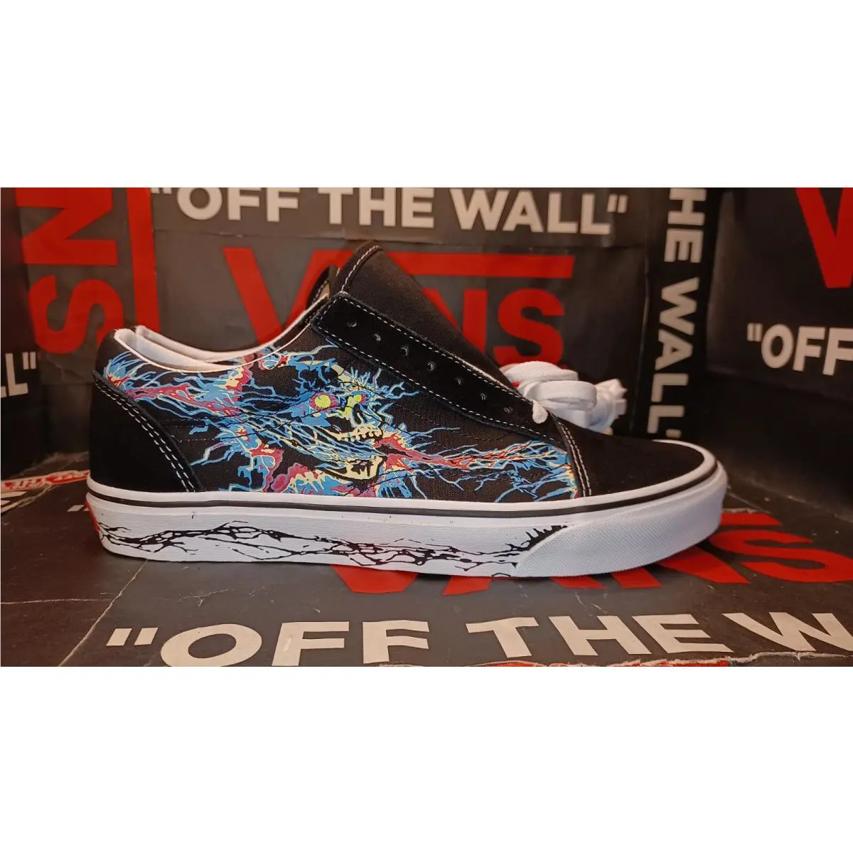Vans shoes - VANS Old Skool - Old Skool - VN0A5KRF96C - Black/Blue 14