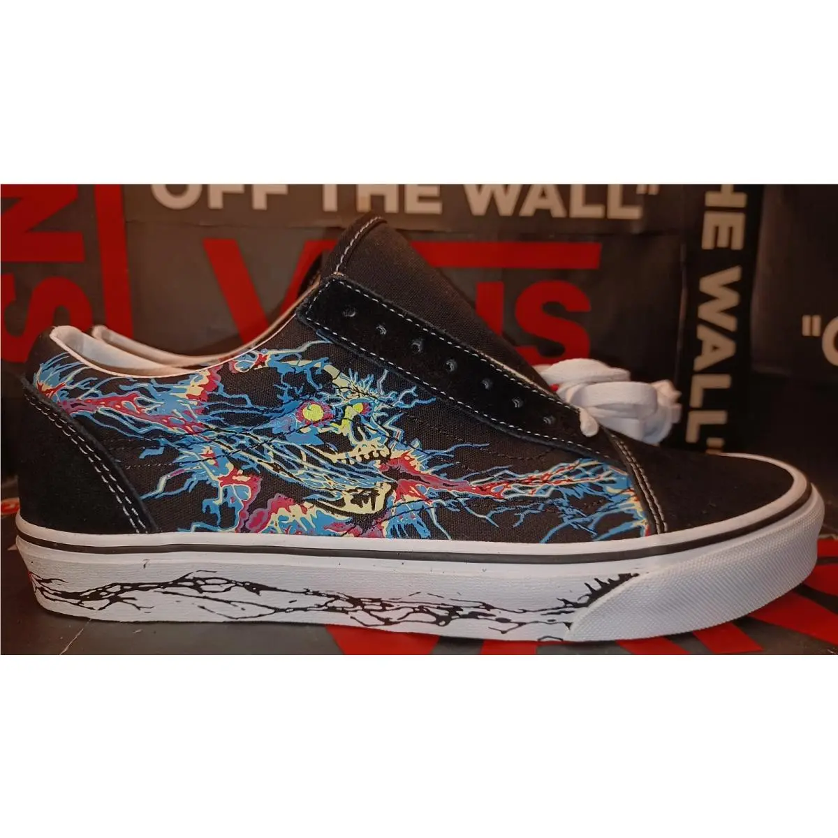 Vans Men`s 4.5/Women`s 6 Old Skool Zap Black/true White VN0A5KRF96C