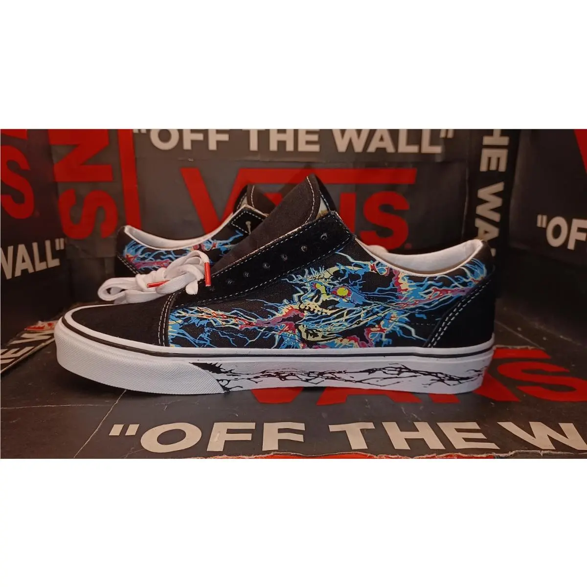 Vans shoes - VANS Old Skool - Old Skool - VN0A5KRF96C - Black/Blue 13