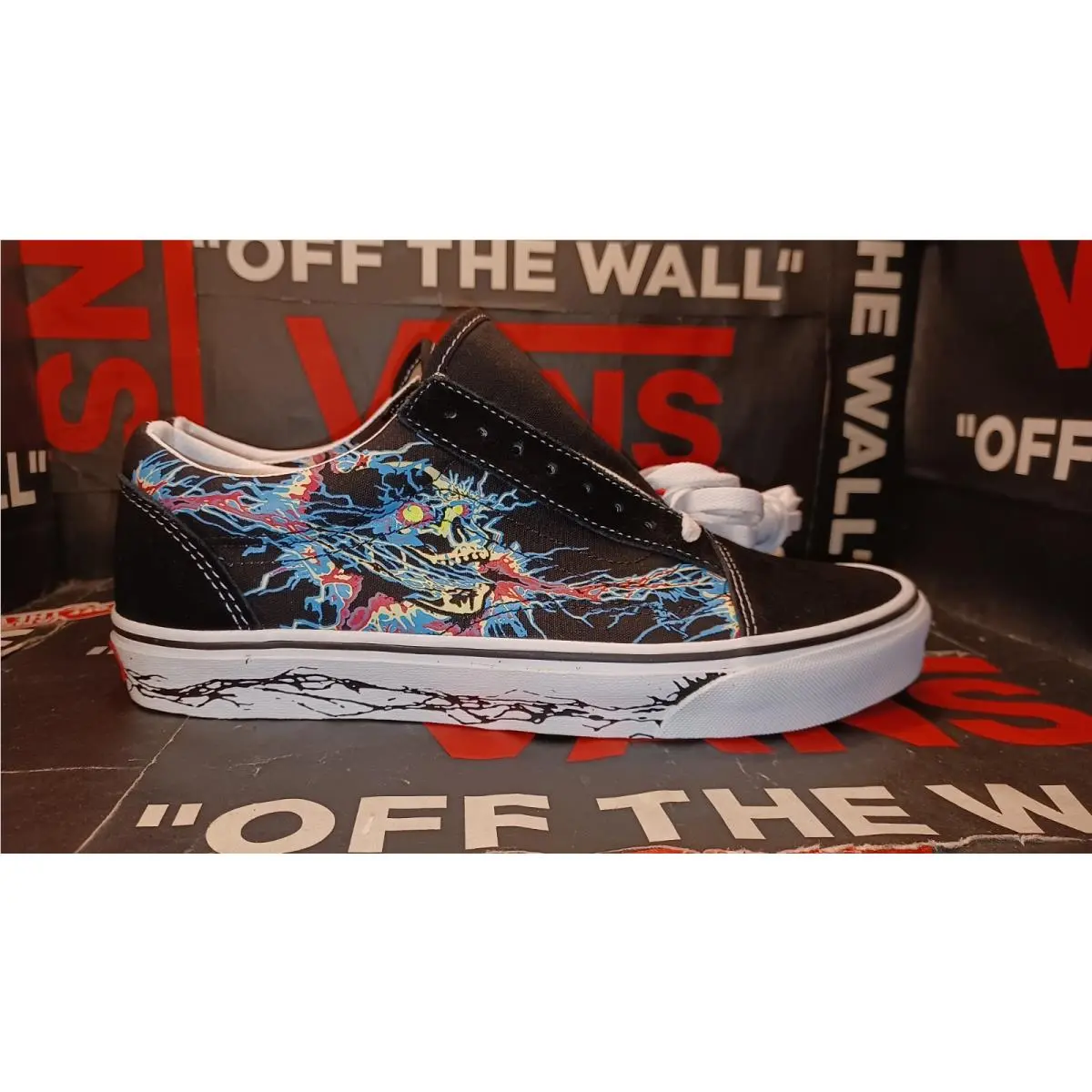 Vans shoes - VANS Old Skool - Old Skool - VN0A5KRF96C - Black/Blue 14