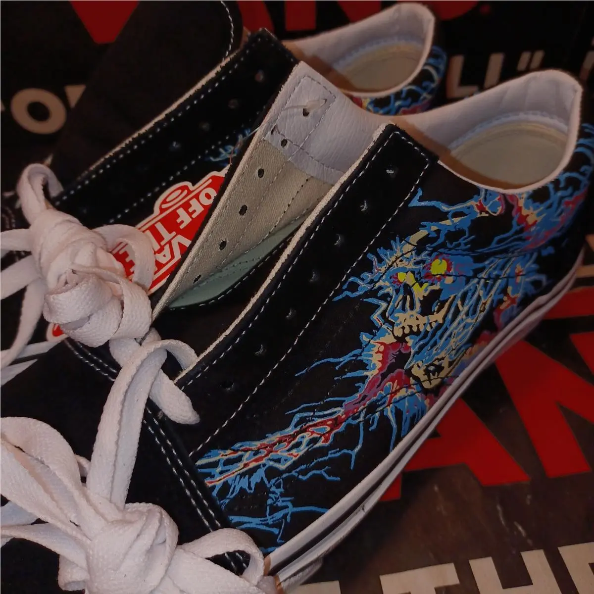 Vans shoes - VANS Old Skool - Old Skool - VN0A5KRF96C - Black/Blue 3