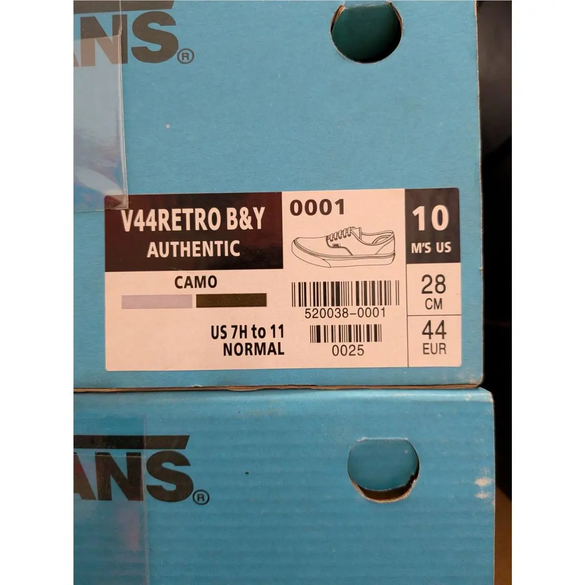 Vans shoes - V44RETRO Digi - Digi - 520038-0001 - Multicolor 10