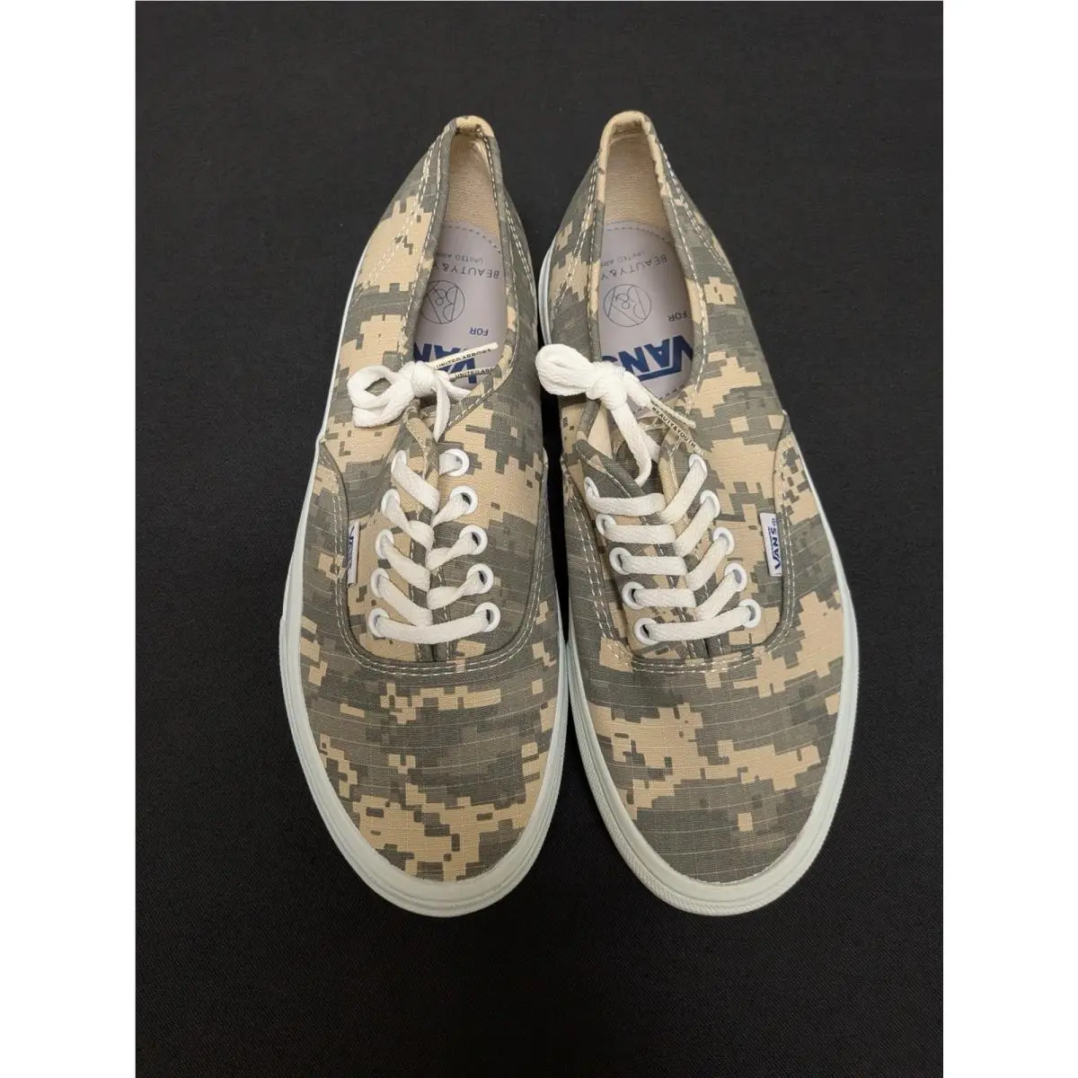 Vans shoes - V44RETRO B&Y AUTHENTIC CAMO - AUTHENTIC CAMO - 520038-0001 - Gray 0