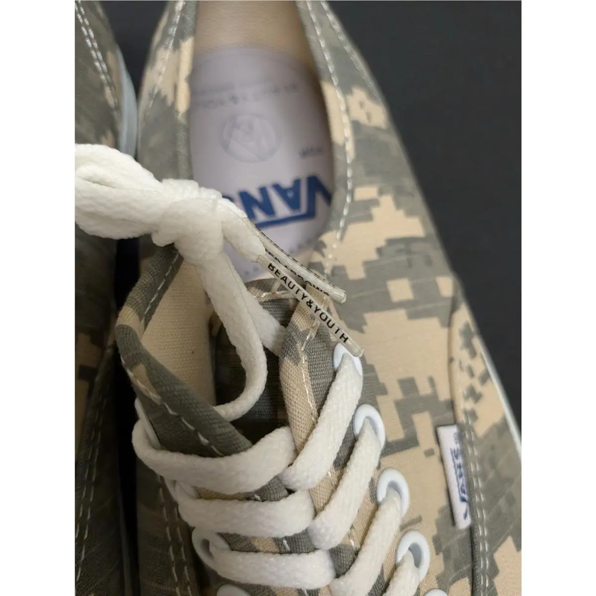 Vans shoes - V44RETRO B&Y AUTHENTIC CAMO - AUTHENTIC CAMO - 520038-0001 - Gray 2