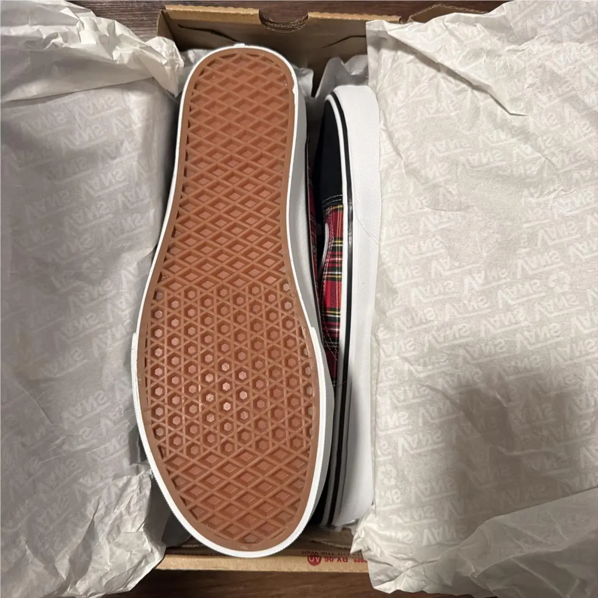Vans shoes - VANS Old Skool - Old Skool - VN000E9TRED - Black Red Plaid 0