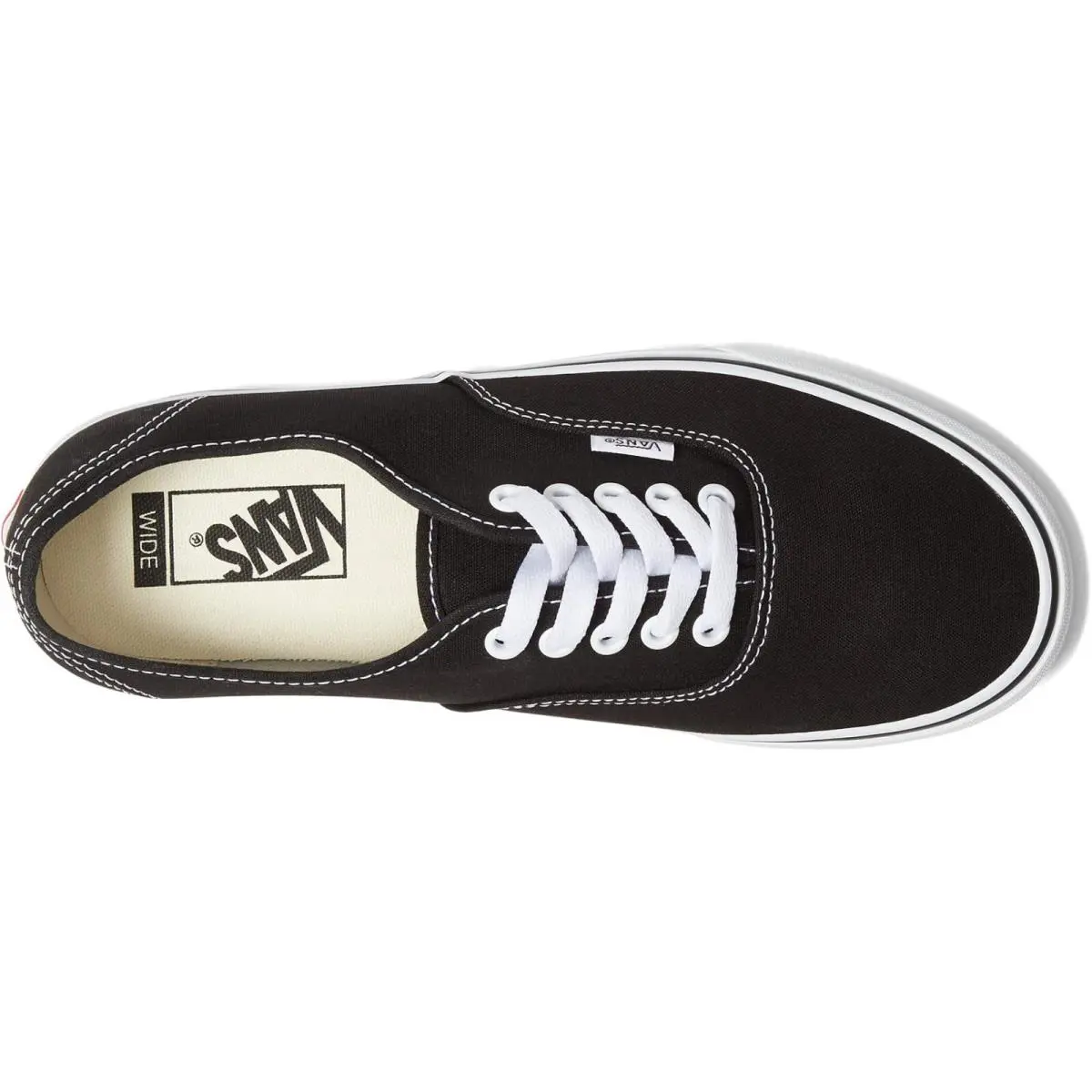 Vans shoes - VANS Authentic Canvas - Authentic Canvas - Black (UPC: 196571470349) 3