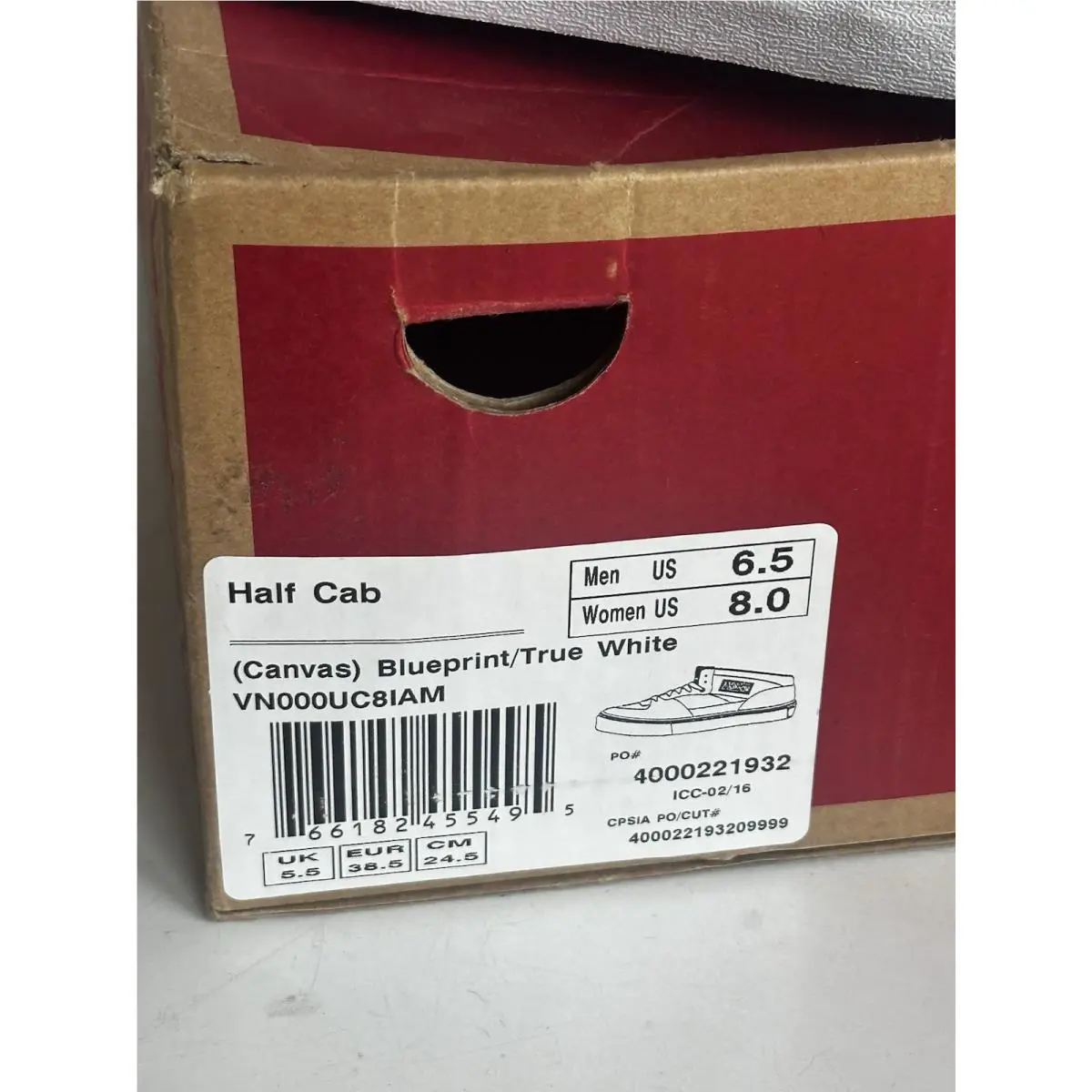 Vans shoes - VANS Half Cab - Half Cab - Blue 7