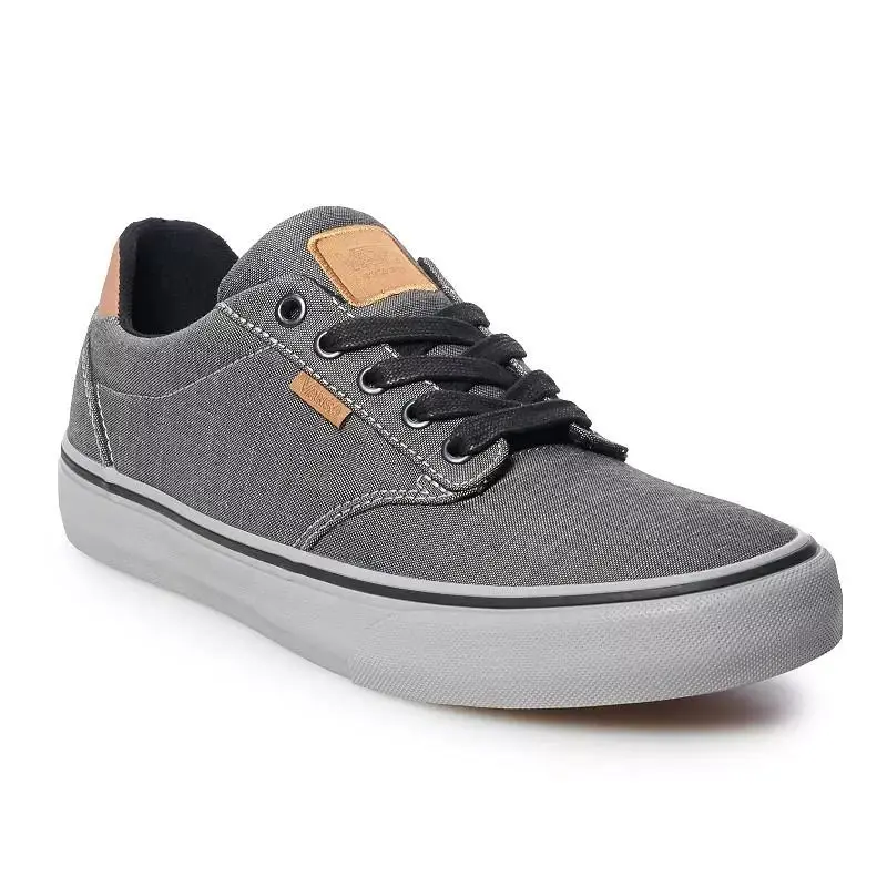 Vans Atwood Deluxe Ultracush Low Top Sneakers Gray Chipmunk Men`s Size 9.5 - Gray