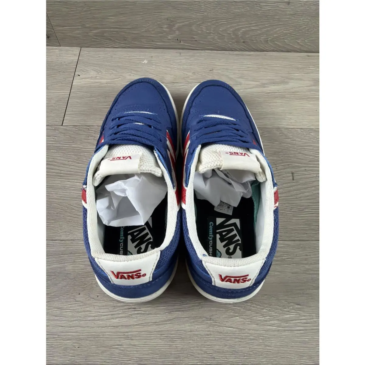 Vans shoes - Lowland CC - Lowland - Navy/Red (UPC: 0194905666345) 3