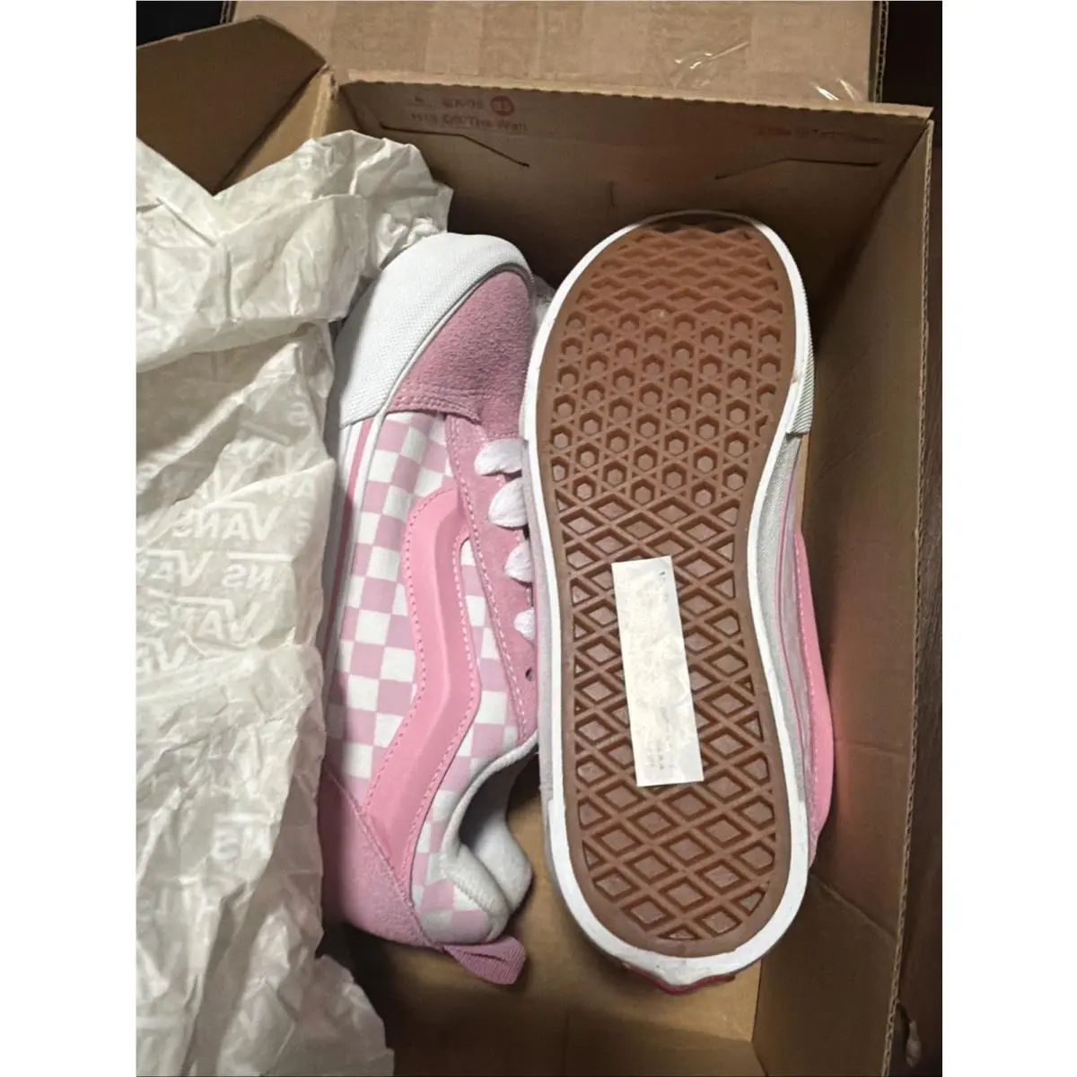 Vans shoes - VANS Knu Skool - Knu Skool - Pink/White (UPC: 197803682783) 1