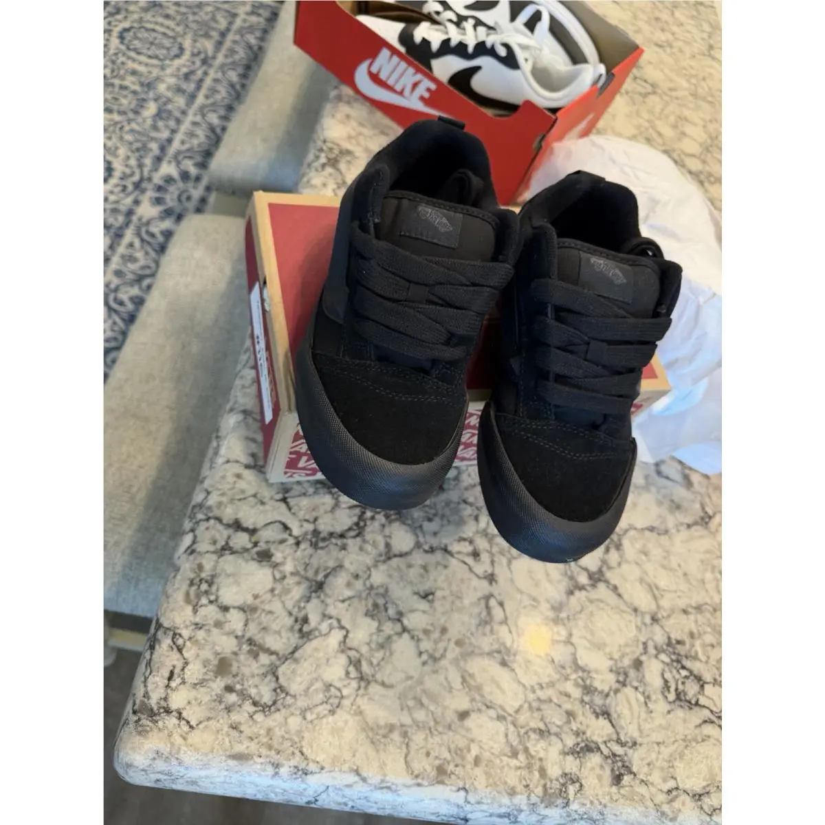 Vans shoes - Vans Knu Skool - Knu Skool - Black 3
