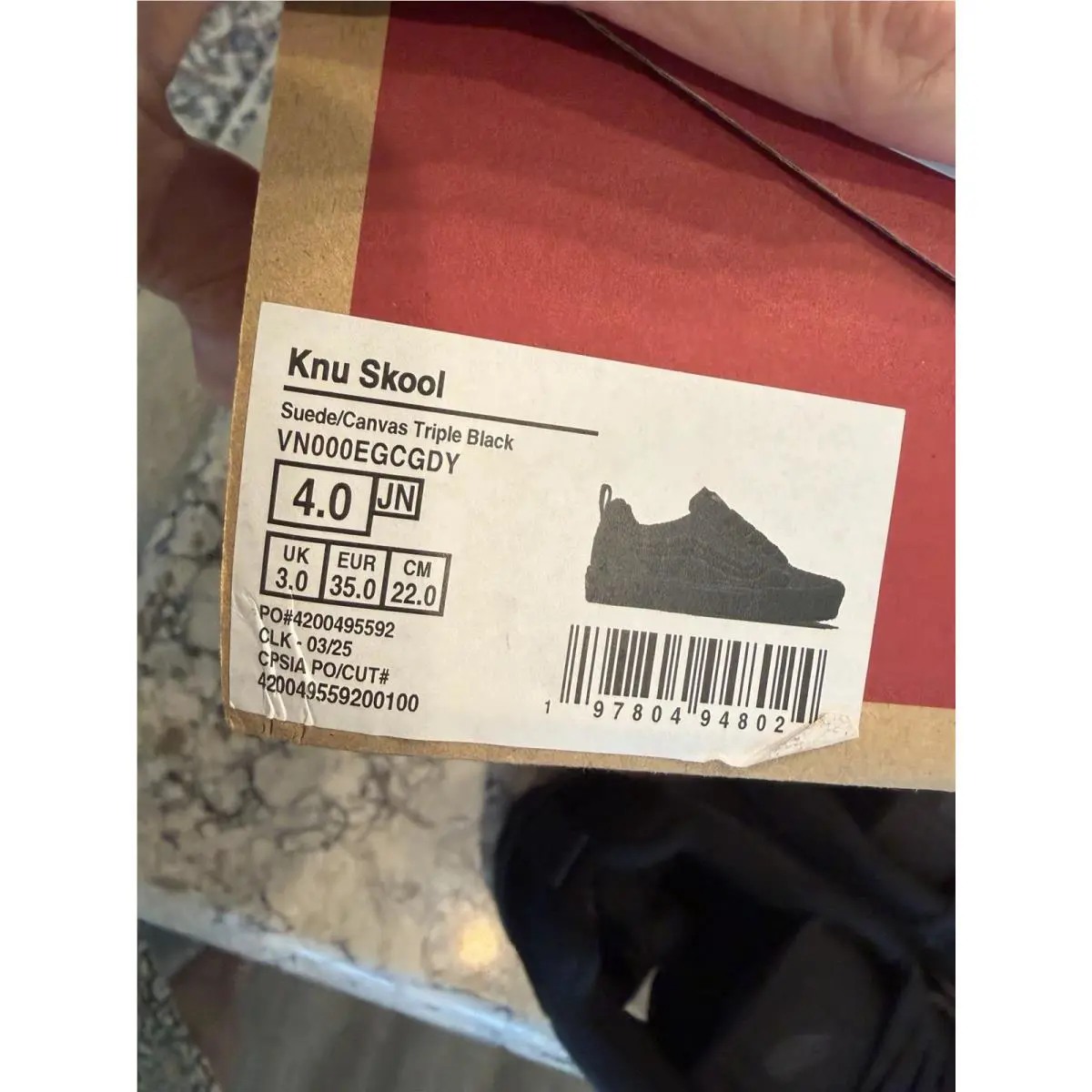 Vans shoes - Vans Knu Skool - Knu Skool - Black 4