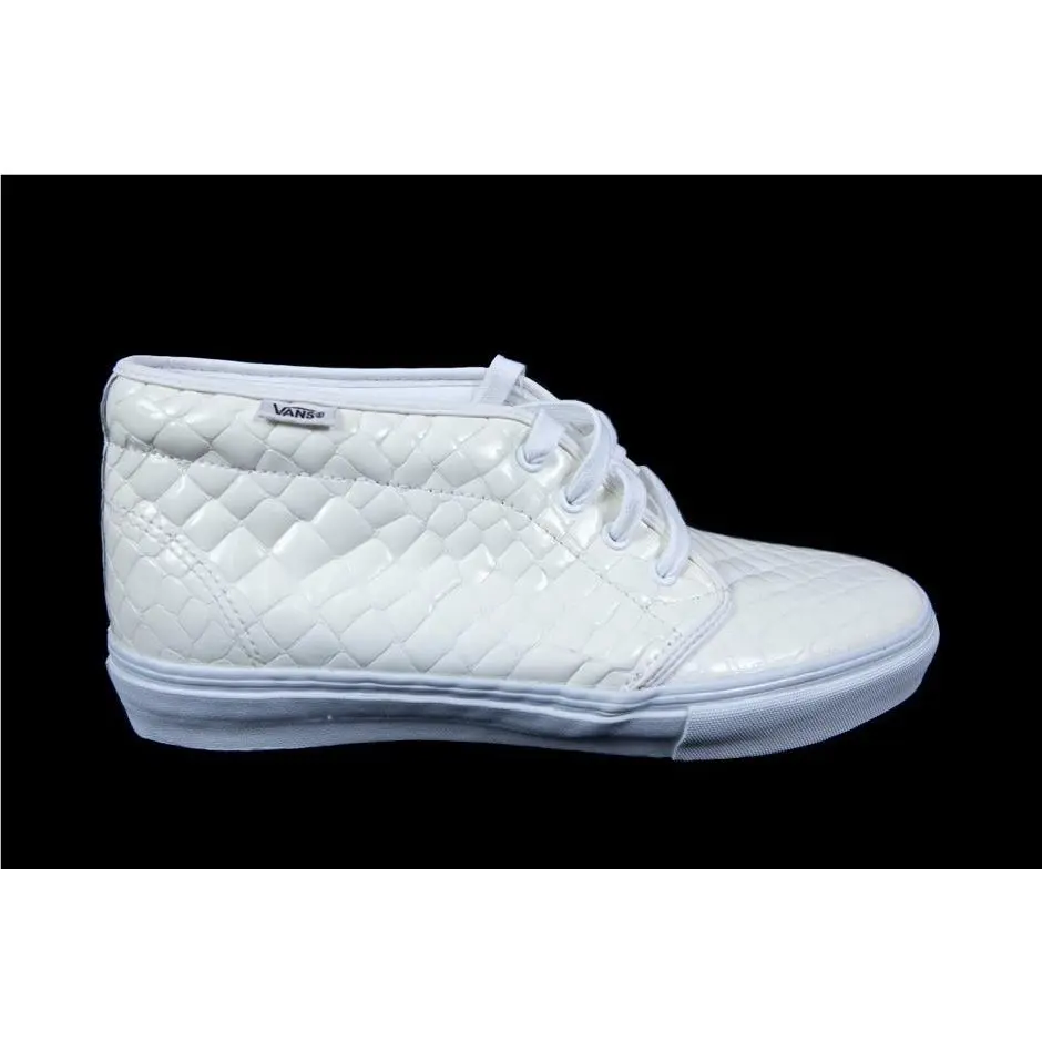 Vans Chukka Boot LX White Croc Leather VN-0EHAXIM US10.5