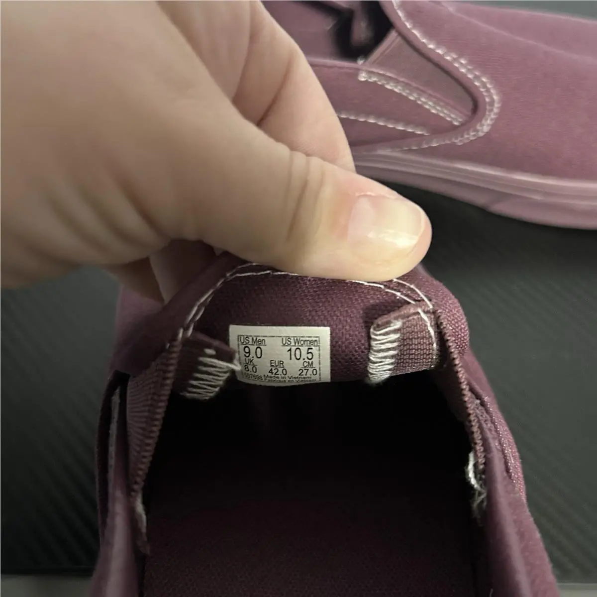 Vans shoes - VANS Classics - Classics - VN000CT5CHI - Plum Wine 9