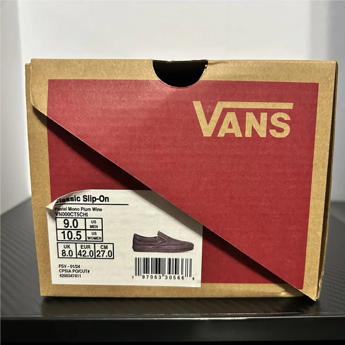 Vans shoes - VANS Classics - Classics - VN000CT5CHI - Plum Wine 0
