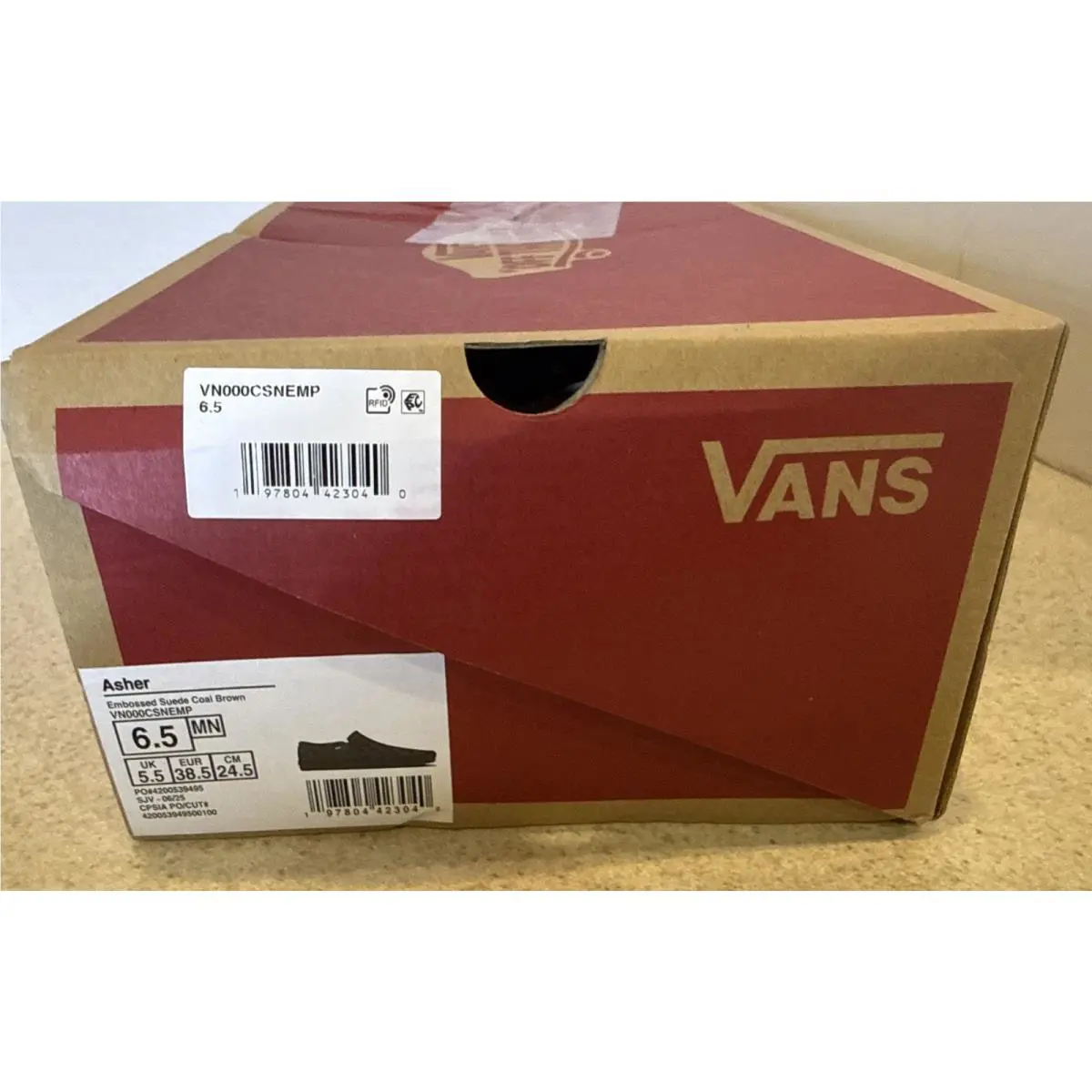 Vans shoes - VANS Asher - Asher - Coal Brown 3