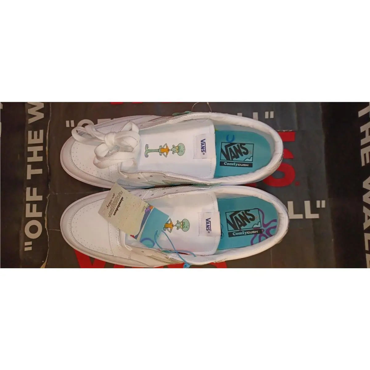 Vans shoes - Vans x Sponge Bob Lowland CC BLE - VN0A5DYD9QS - White (UPC: 195439303669) 9