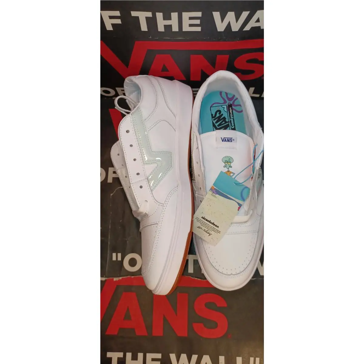 Vans shoes - Vans x Sponge Bob Lowland CC BLE - VN0A5DYD9QS - White (UPC: 195439303669) 10
