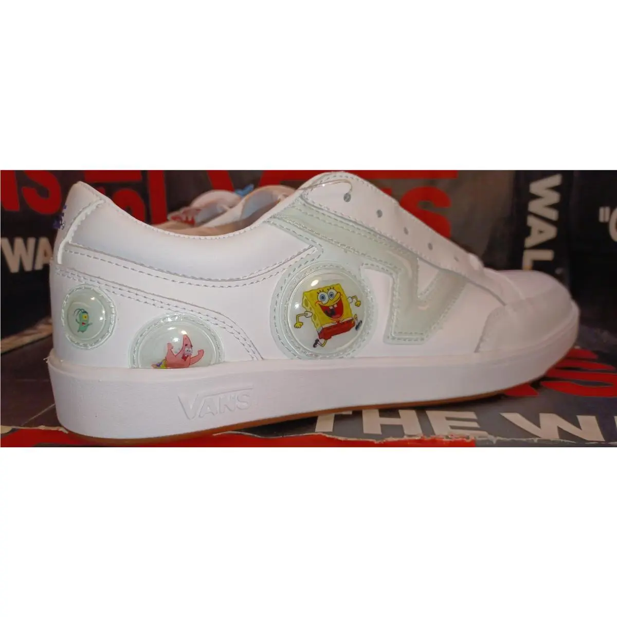 Vans shoes - Vans x Sponge Bob Lowland CC BLE - VN0A5DYD9QS - White (UPC: 195439303669) 0