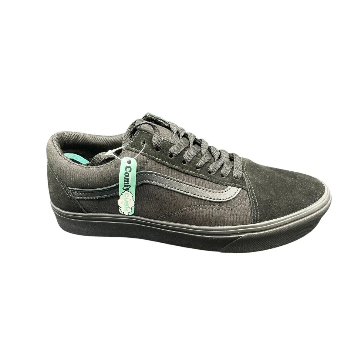 Vans Men Sneaker Skate Shoes Comfycush Old Skool VN0A3WMAVND Black Size 9 M - Black