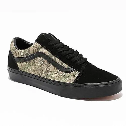 Vans Old Skool Low Suede Unisex Men Size 7.5/9 Women Shoes Camouflage/black/