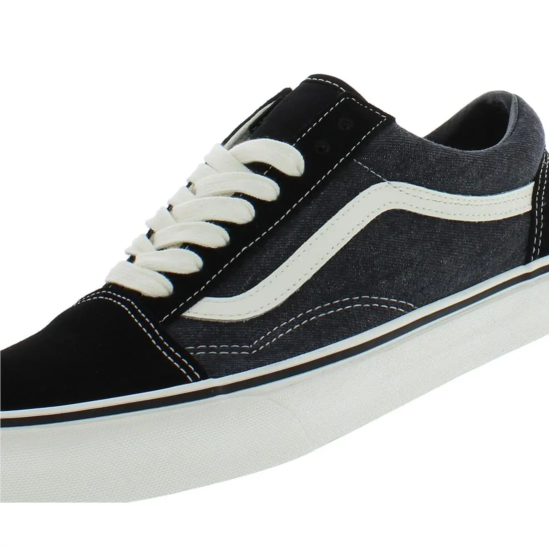 Vans shoes - Black Denim, Main: Black (UPC: 196570157234) 1