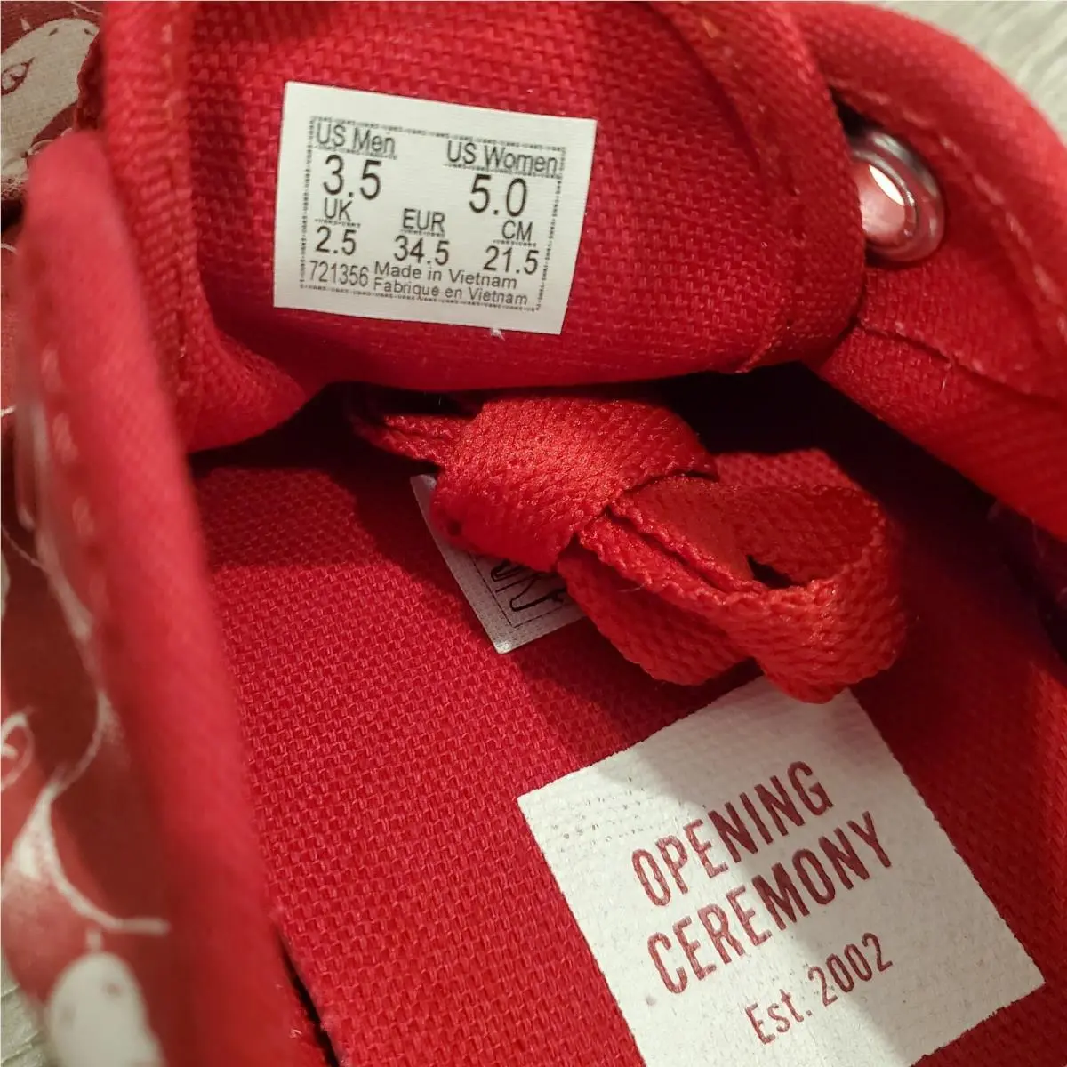 Vans shoes - Vans Opening Ceremony - Opening Ceremony - VN0A348A43Z - Red 3