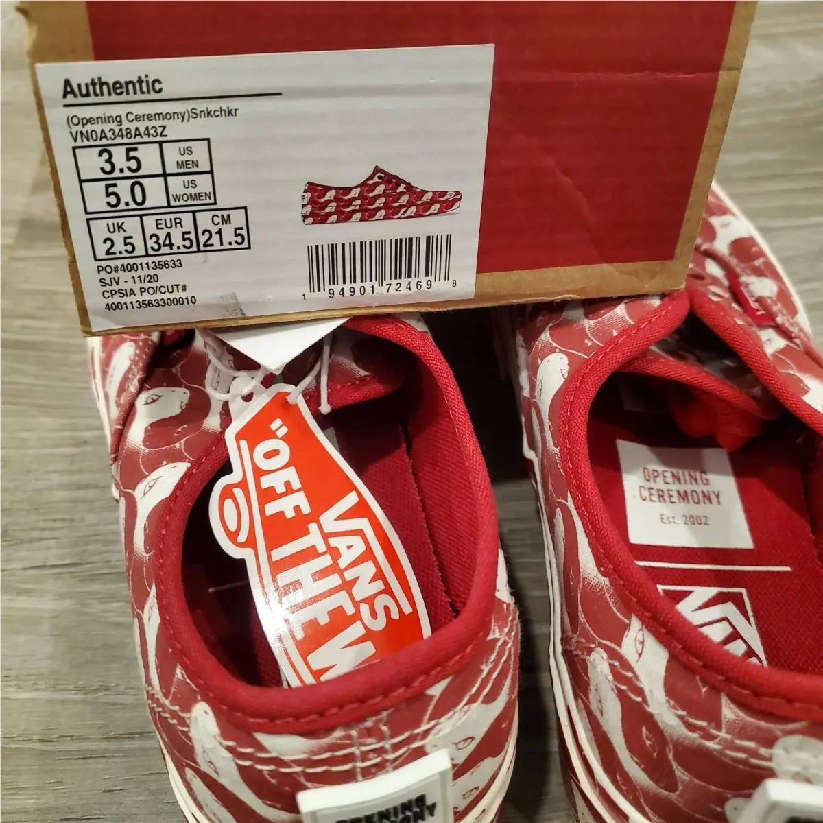 Vans shoes - Vans Opening Ceremony - Opening Ceremony - VN0A348A43Z - Red 4